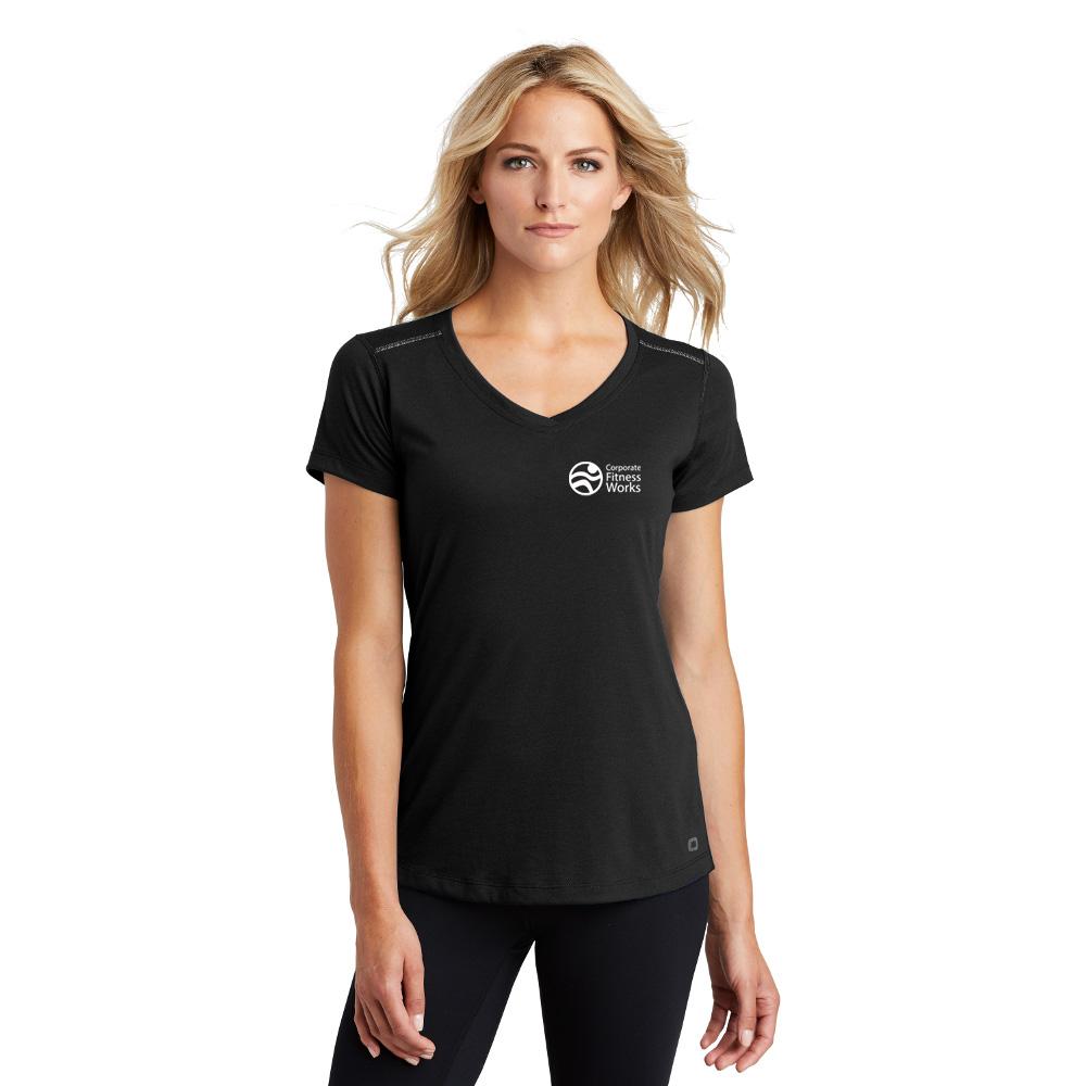 OGIO ® ENDURANCE Ladies Peak V-Neck Tee