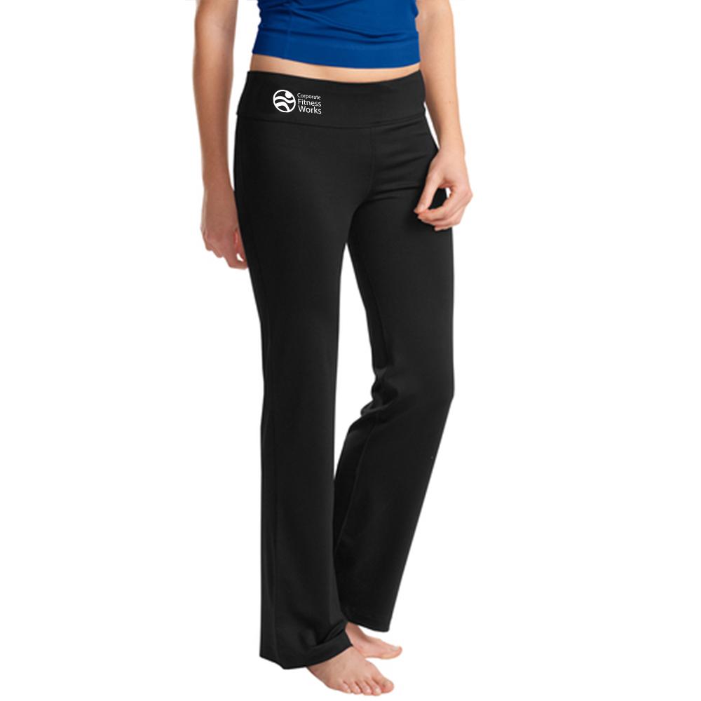 Sport-Tek Ladies NRG Fitness Pant- Black