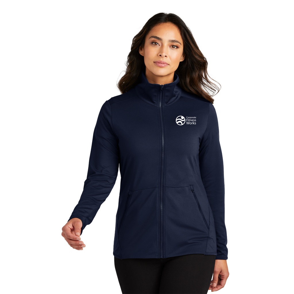 Port Authority® Ladies Accord Stretch Fleece Full-Zip
