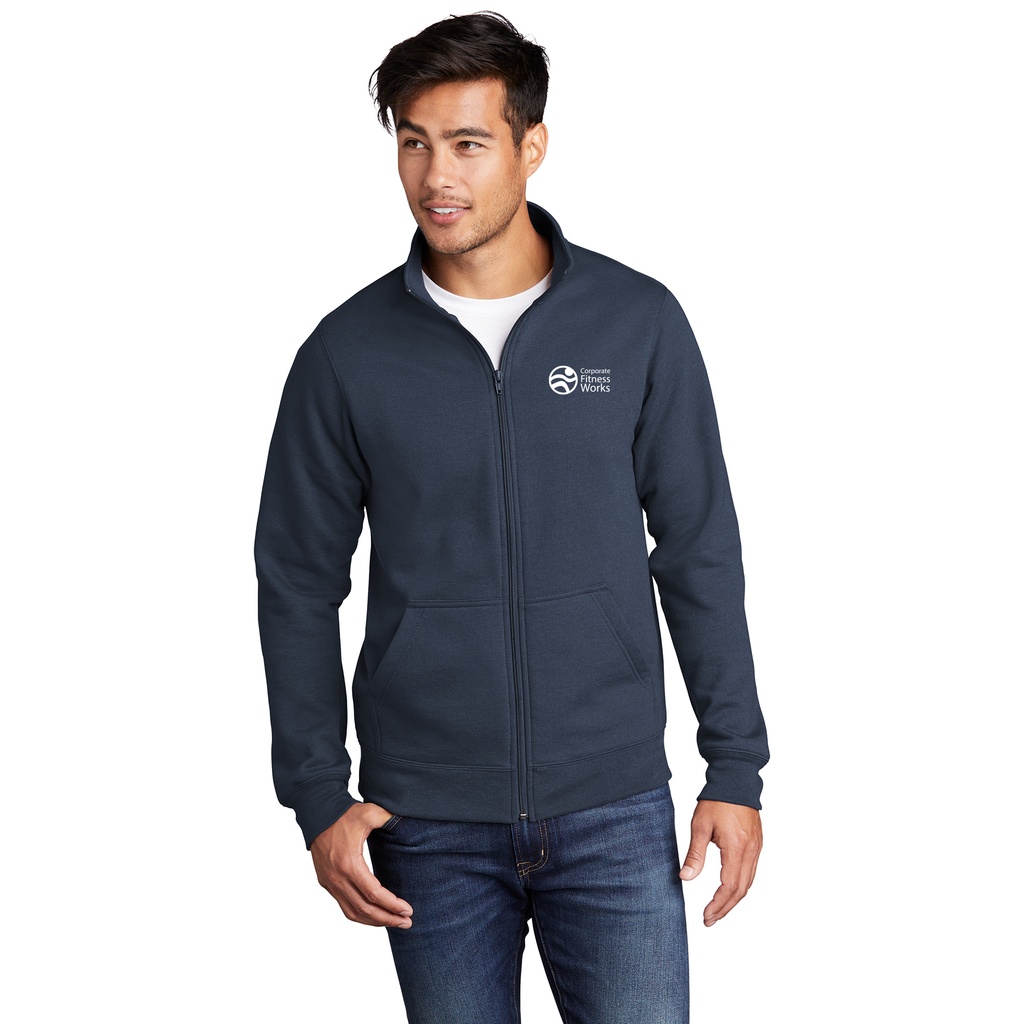 Port & Company Core Fleece Cadet Full-Zip Sweatshirt