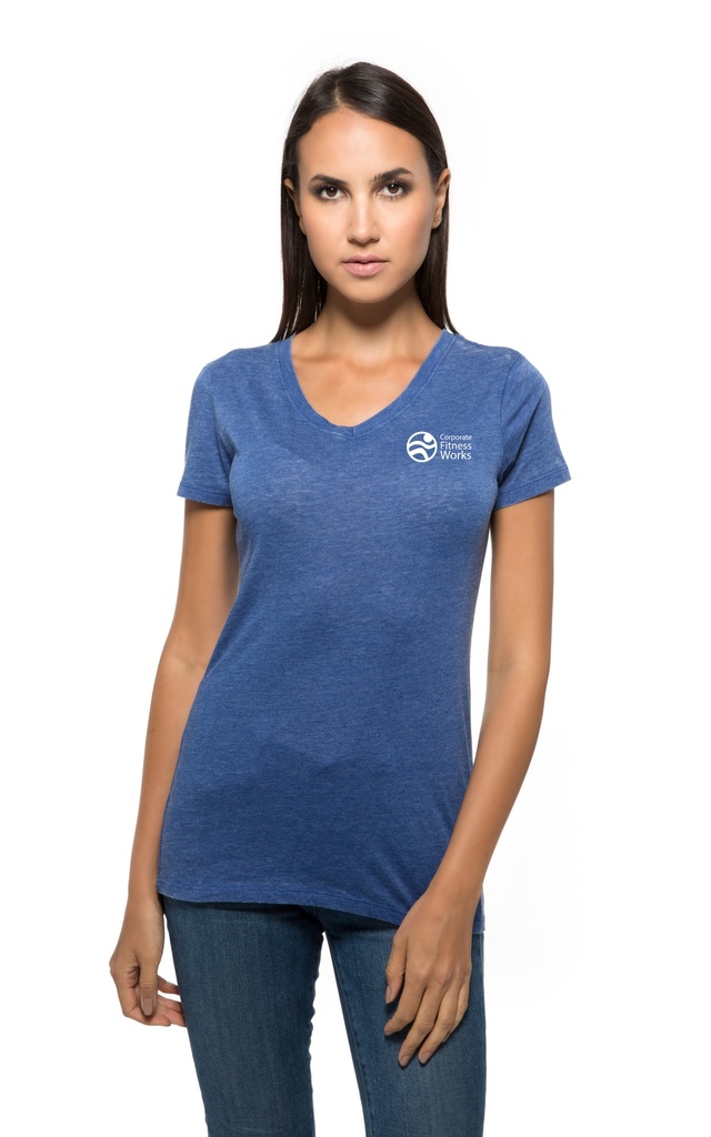 Threadfast Apparel Ladies' Vintage Dye Short-Sleeve V-Neck T-Shirt