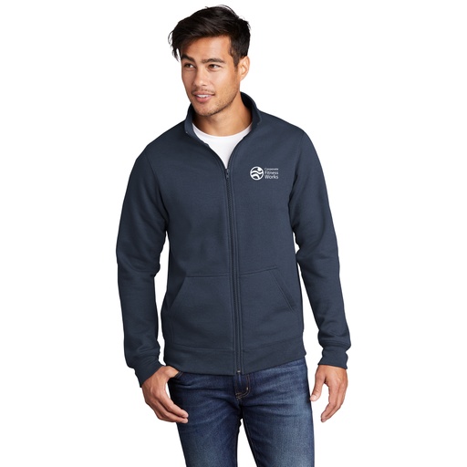 Port & Company Core Fleece Cadet Full-Zip Sweatshirt