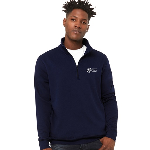 Bella + Canvas FWD Fashion Unisex Quarter Zip Pullover Fleece